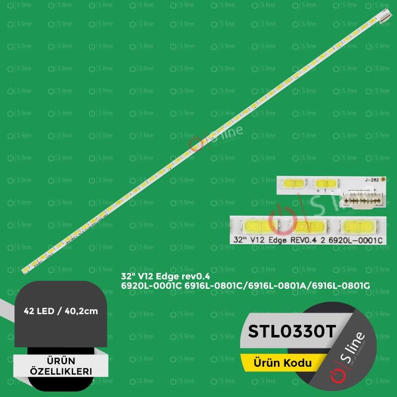 LG 32'' 32 V12 EDGE REV1.1 1,6916L-0801A Tv Led Bar