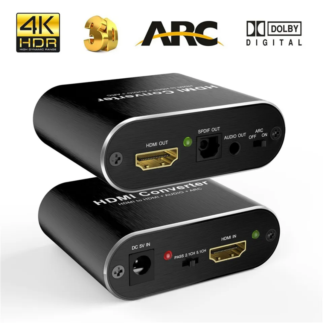 HDMI to HDMI Optik Stereo 4K Splitter Adaptör
