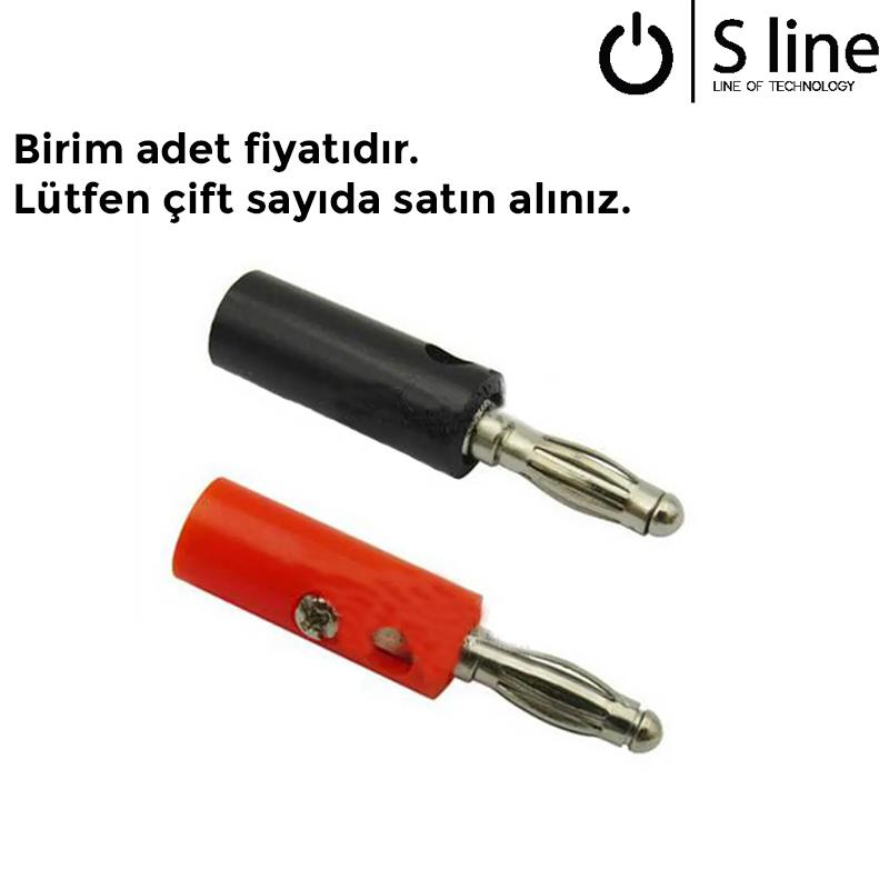 OEM Banan Fiş Erkek Soketli - 1/2 Renk