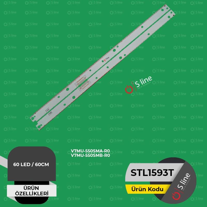Samsung 55'' V7MU-550SMA-R0,V7MU-550SMB-R0 Tv Led Bar