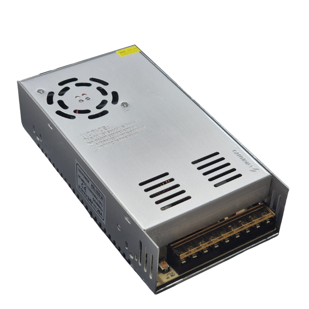 24V 20A 480W Metal Kasa Adaptör