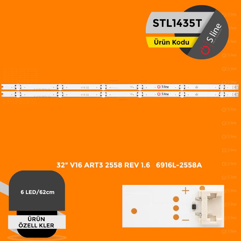 32'' V16 ART3 2558 REV 1.6,6916L-2558A Tv Led Bar