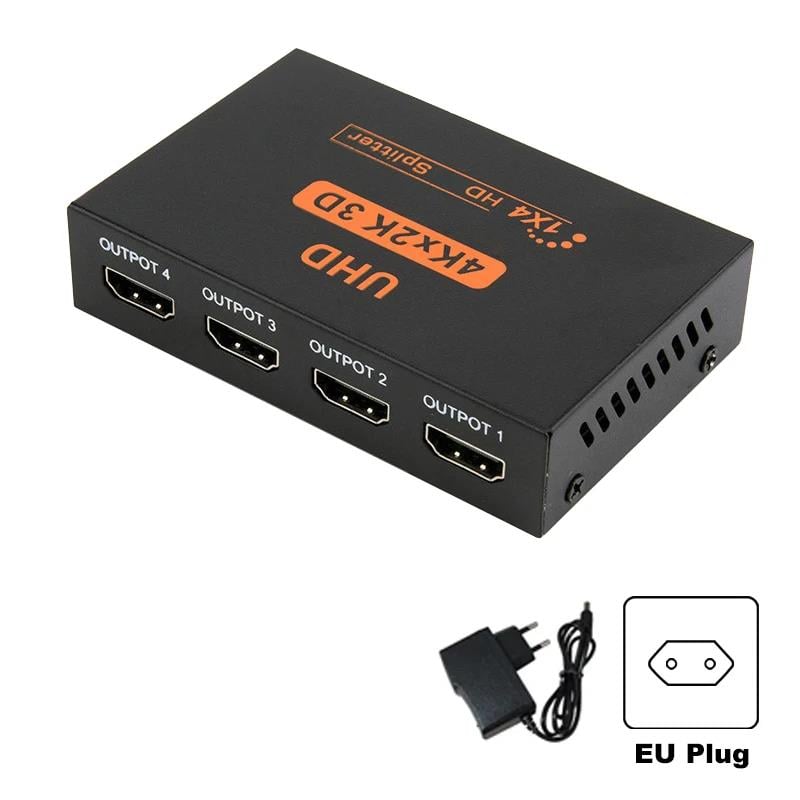 HDMI Splitter 1x4 UHD 4K x 2K 3D – Dört Ekran Görüntü Aktarımı