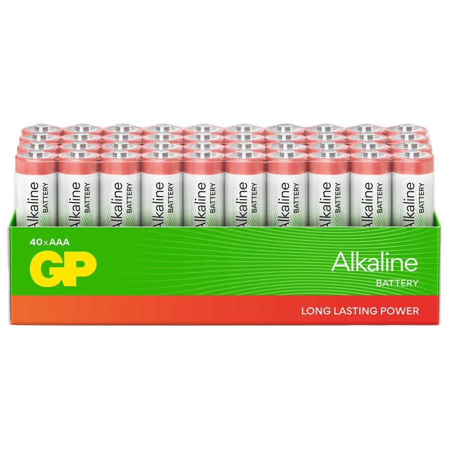 GP Batteries GP24A Red Alkalin AAA İnce Kalem Pil 1.5V - 40'lı Paket