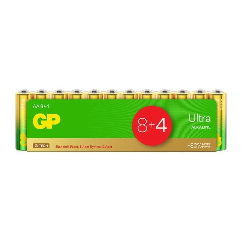 GP15AU-2U2 LR6 Ultra Alkalin 12Li Pil