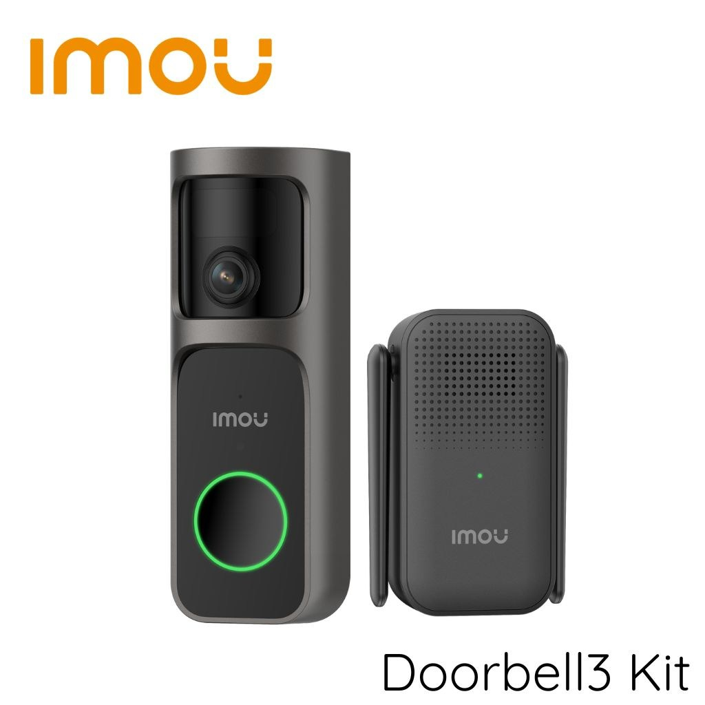 IMOU Doorbell3 Kit 4MP SD Kart Destekli Kablosuz Kamera ve İnterkom