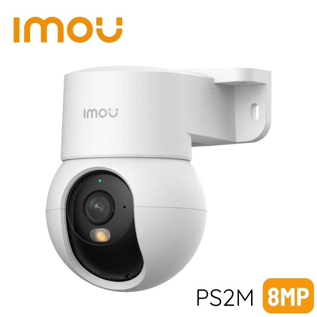 IMOU Ranger PS2M 8MP 2.8mm Sesli Smart IR 15M Renkli PT IP POE Kamera