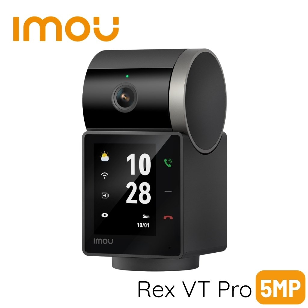 IMOU Rex VT Pro 5MP 2.8mm Çift Yönlü Sesli Bataryalı Pan Tilt Kablosuz IP Kamera