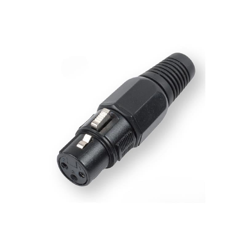 Sline Audio XLR Dişi Mikrofon Jack 3 Pin (Canon) Premium Seri