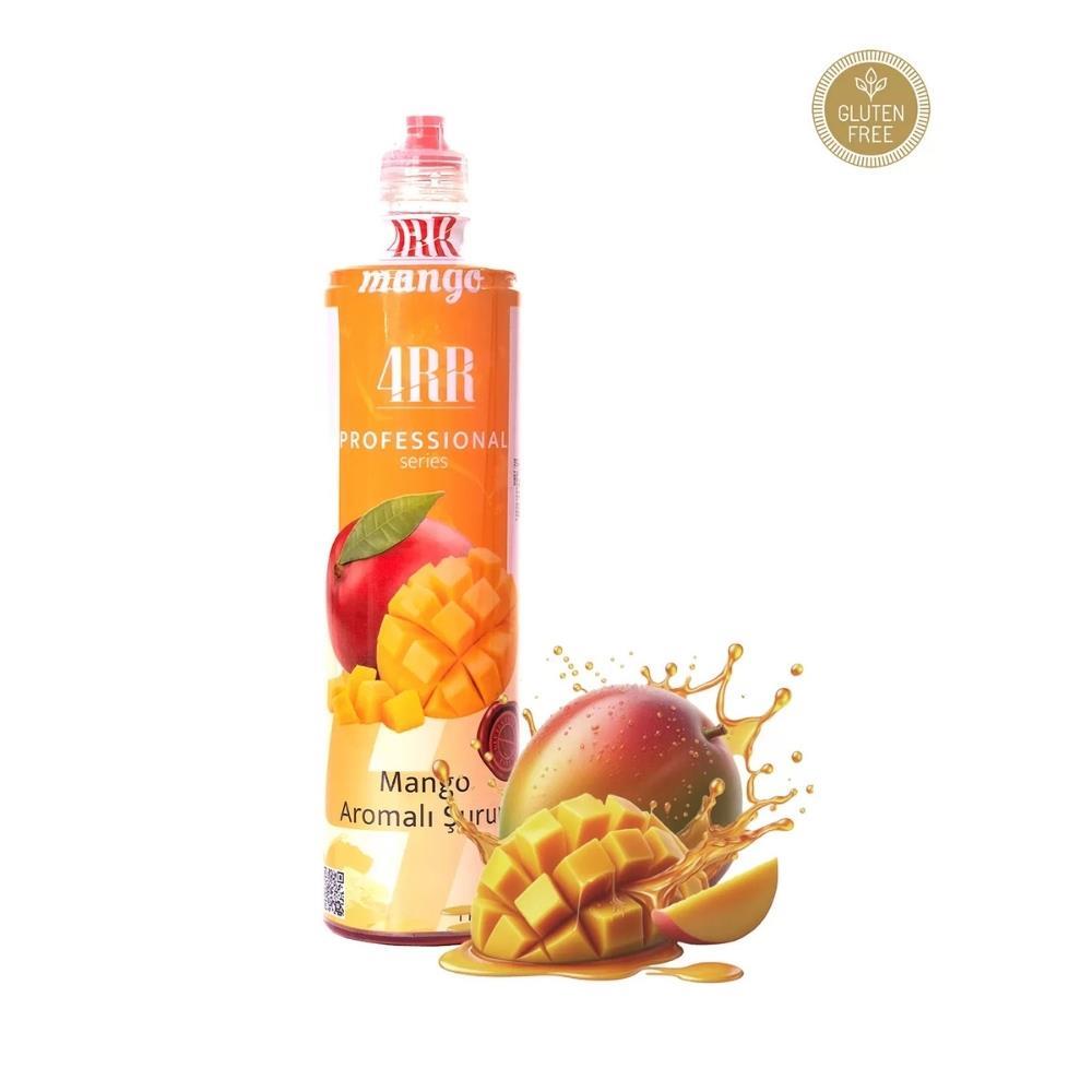 4RR Mango Aromalı Kahve & Tropikal İçecek & Kokteyl Şurubu 750 ml