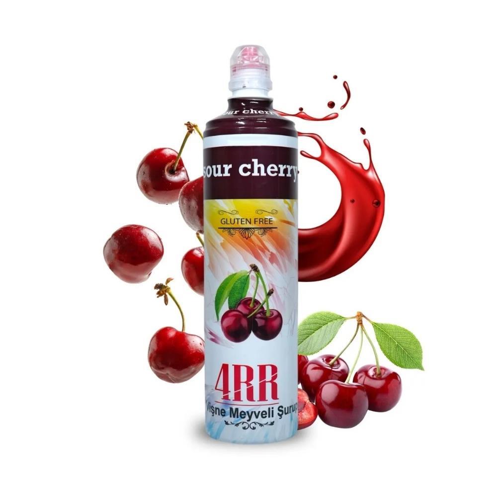 4RR Vişne Meyve Püresi – Doğal, Katkısız, Glutensiz Lezzet, 750 ml