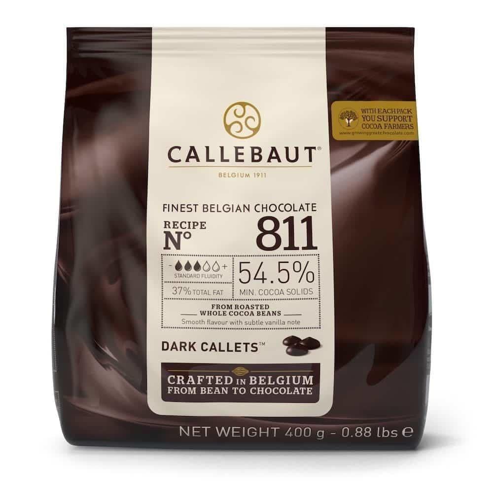 Callebaut 811 Bitter Drop Çikolata 400 Gr
