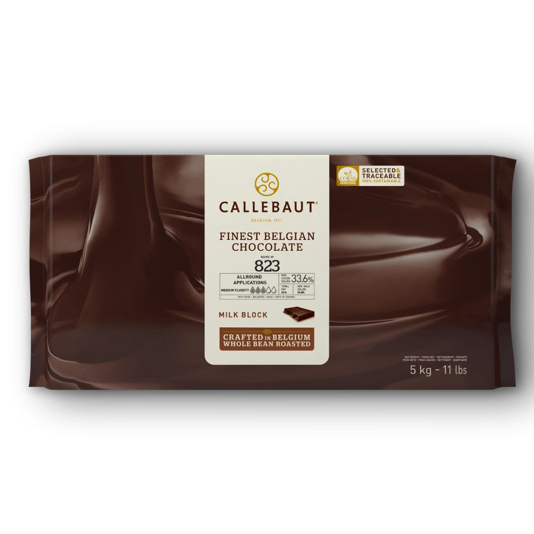 Callebaut 823 Sütlü Blok Çikolata 5 Kg