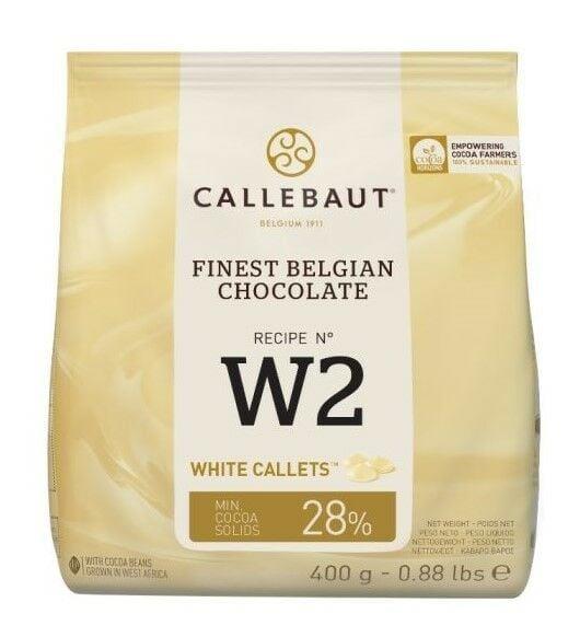 Callebaut W2 Beyaz Drop Çikolata 400 Gr