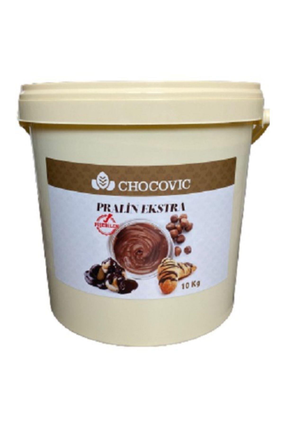 Chocovic Extra %18 Fındıklı Pralin Çikolata (10 Kg)