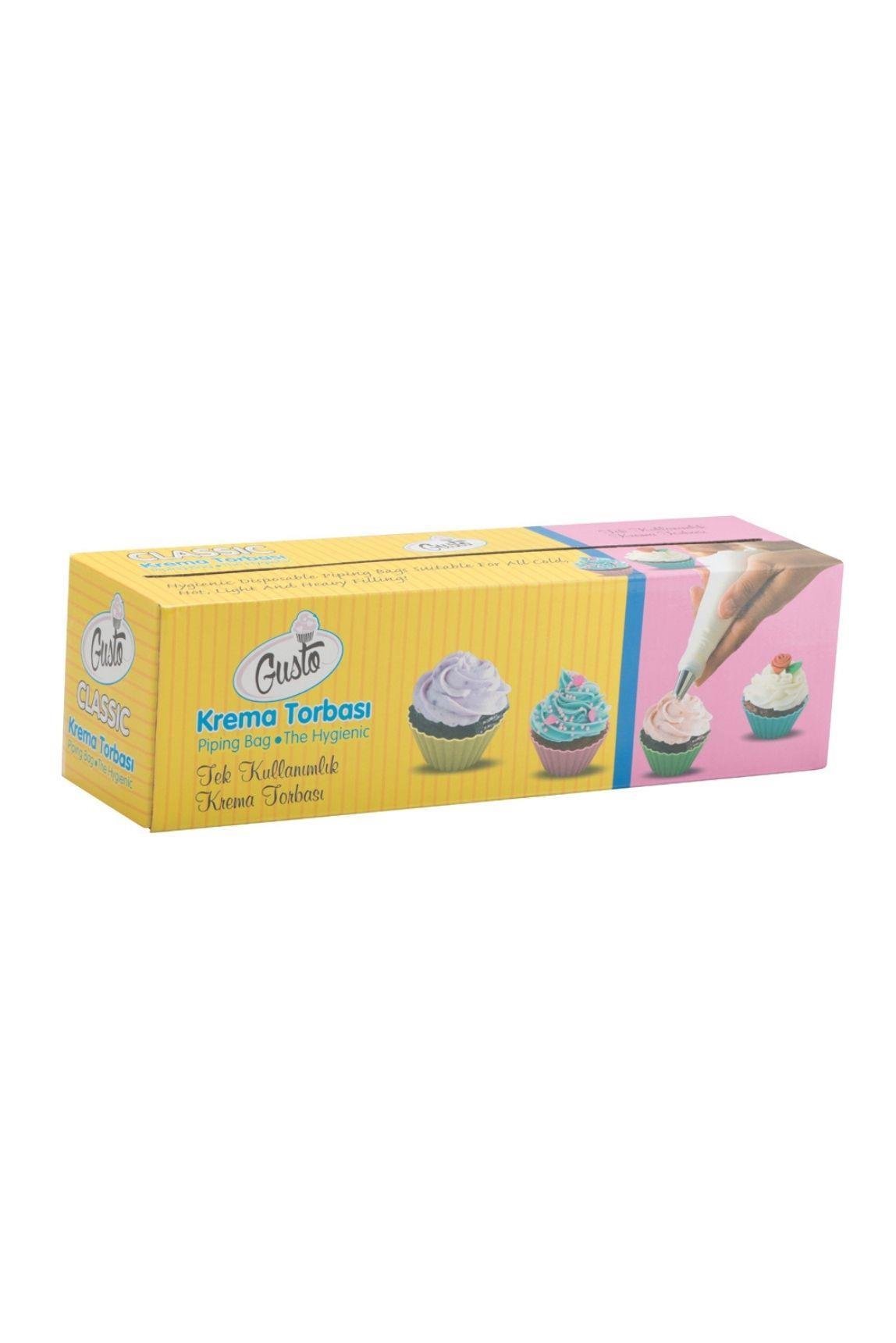 Dr. Gusto Krema Torbası Classic 72’li – Tek Kullanımlık Dayanıklı Pasta Sıkma Torbası