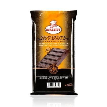 Ovalette Bitter Kuvertür Extra Çikolata 2,5 Kg