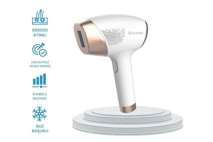 Yasomi Pl-06 Sapphire Buz Başlıklı Lazer Epilasyon Cilt Gençleştirme Akne Giderici Ipl Cihazı
