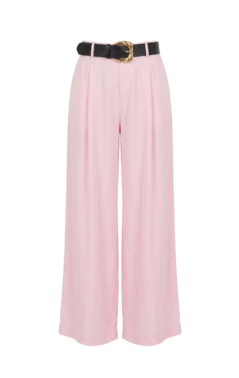 Maleis Pembe Kemerli Tensel Palazzo