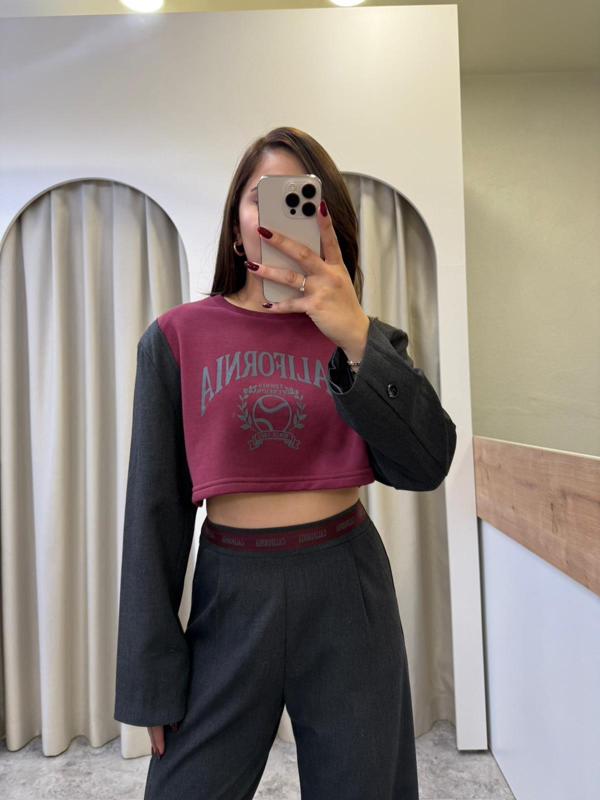 Quzu Kumaş Kol Sweat