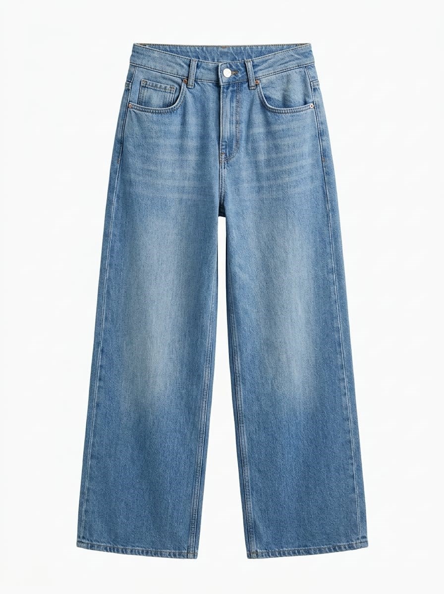 Scarf Koyu Mavi Tensel Jean