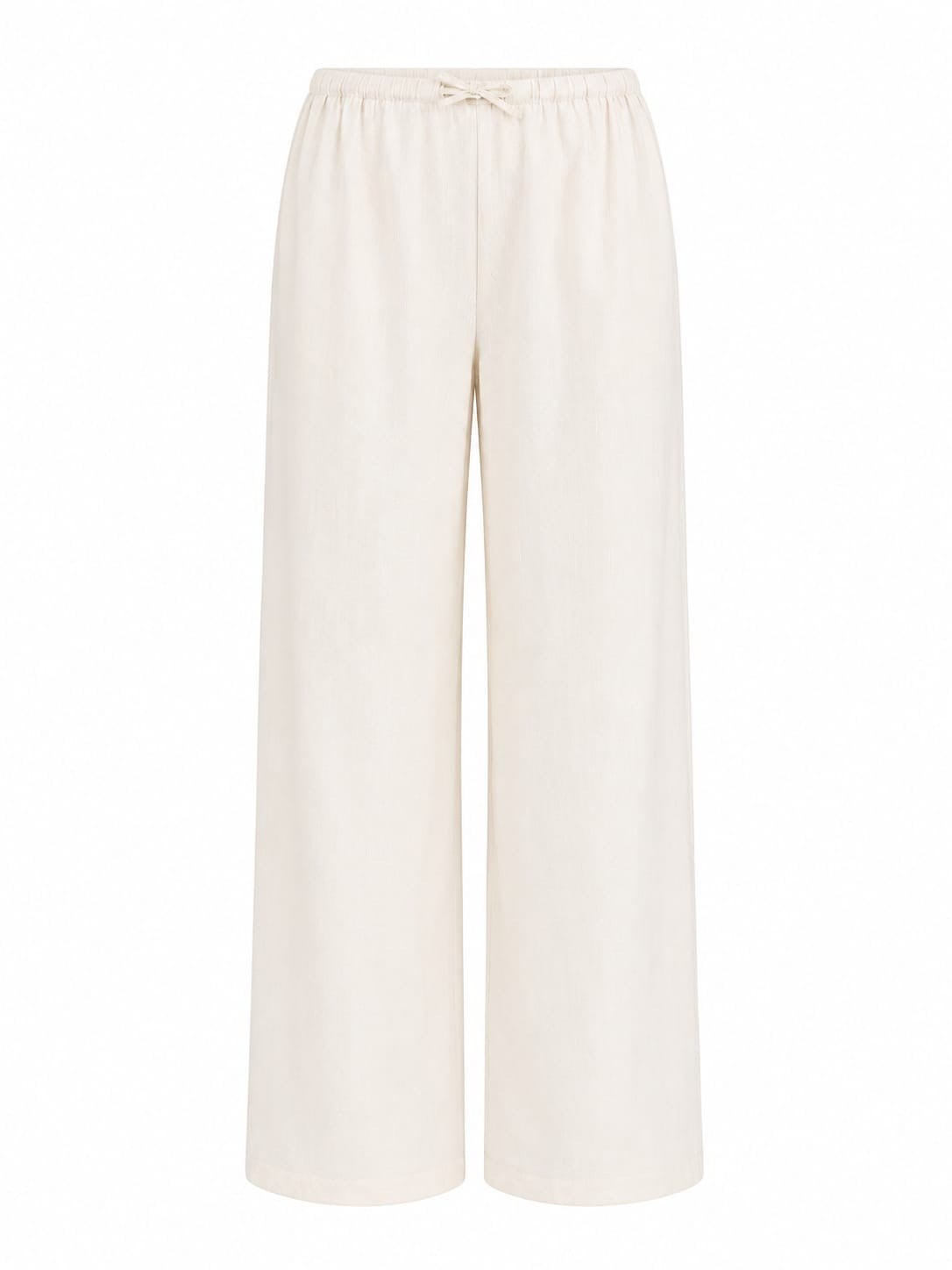 Stiles Natural Keten Astarlı Pantolon