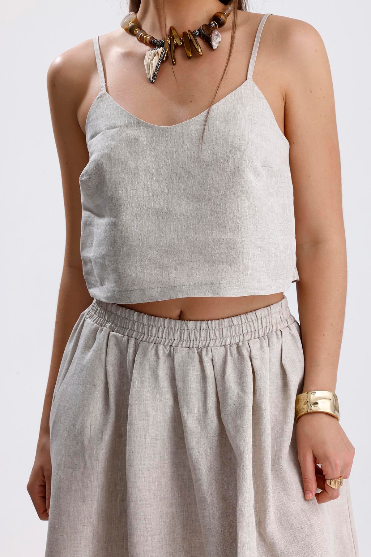 Desil Bej Gece/Gündüz Alt-Üst Takım