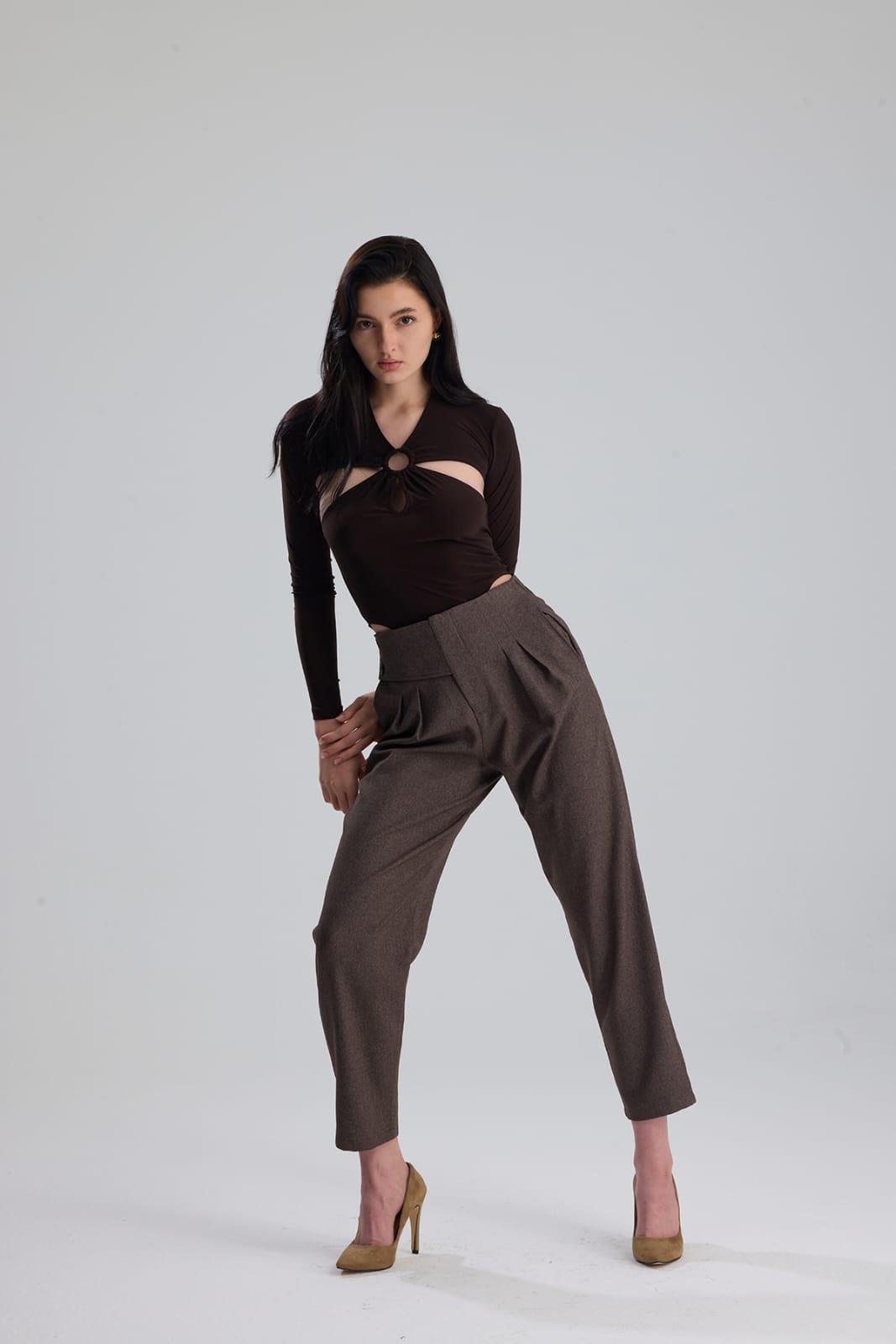 SOFİA Kahverengi Body