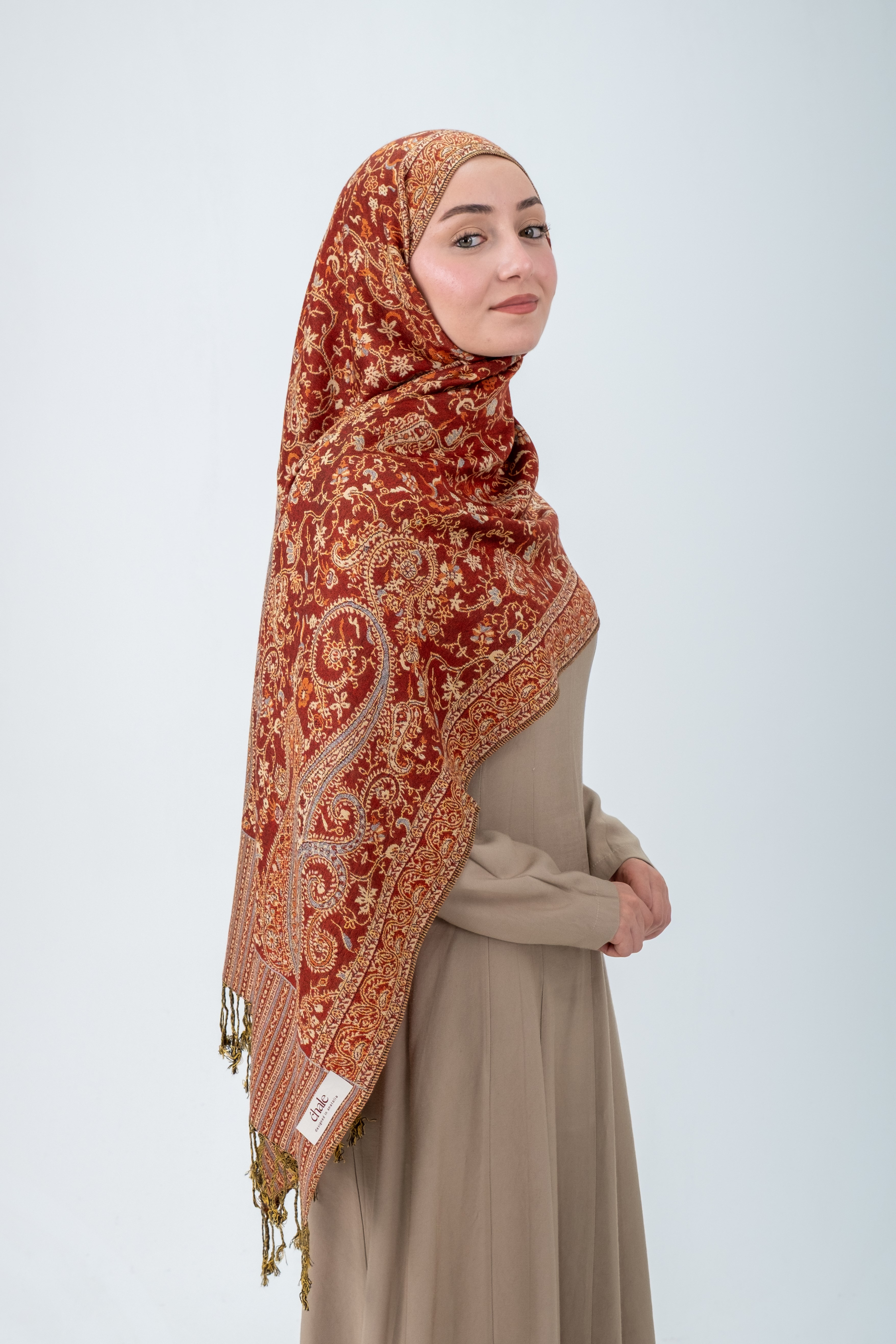 Royale Passage Serisi - Desert Whistle - Cashmere Collection / Dokuma Kaşmir Şal