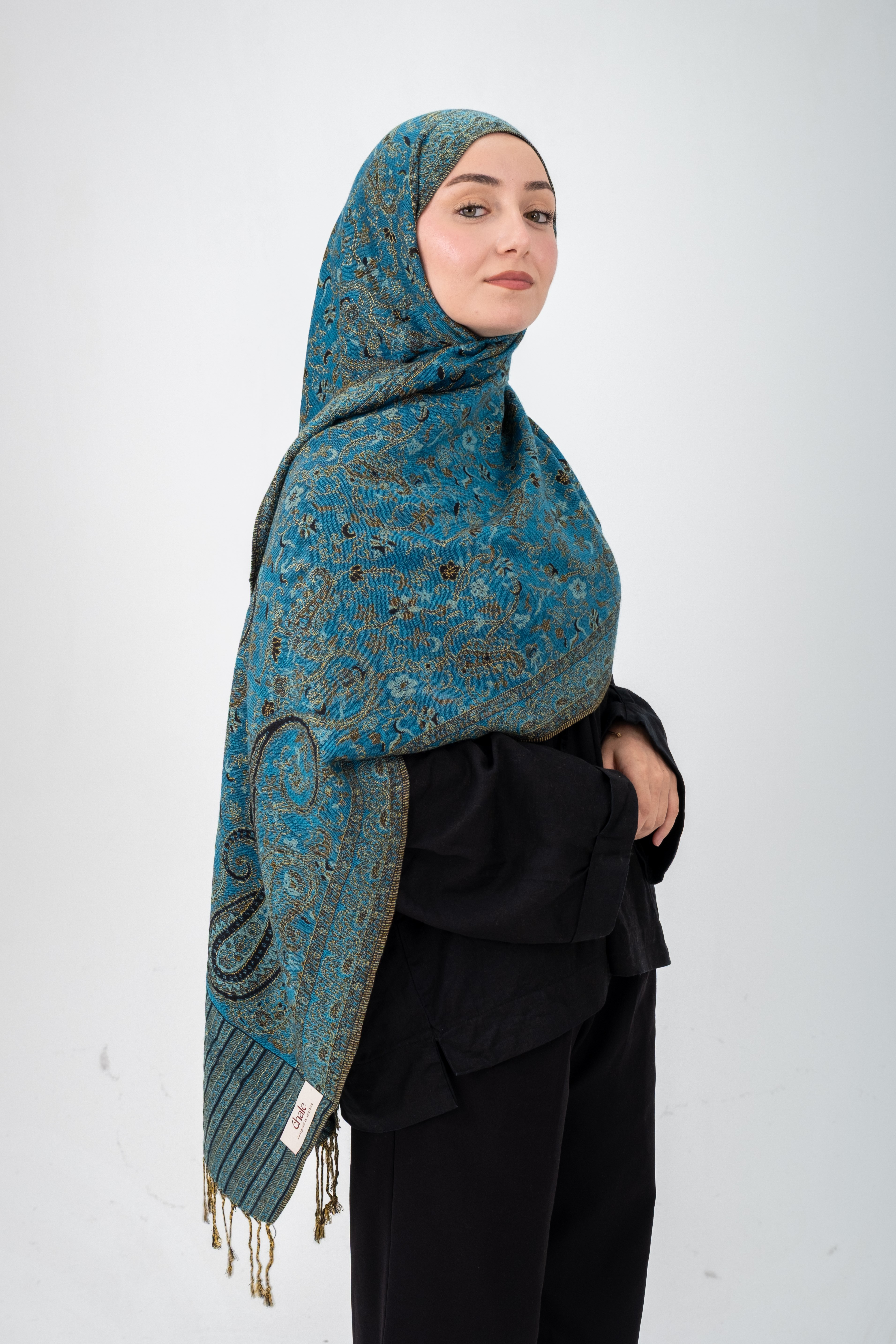 Royale Passage Serisi - Mosaic Siren - Cashmere Collection / Dokuma Kaşmir Şal