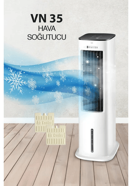 Dijitsu Portatif Hava Soğutucu Salınımlı Uzaktan Kumandalı 55 Watt Vn35