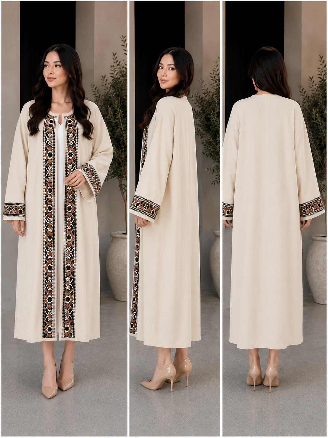 Elara – Triko Abaya Hırka