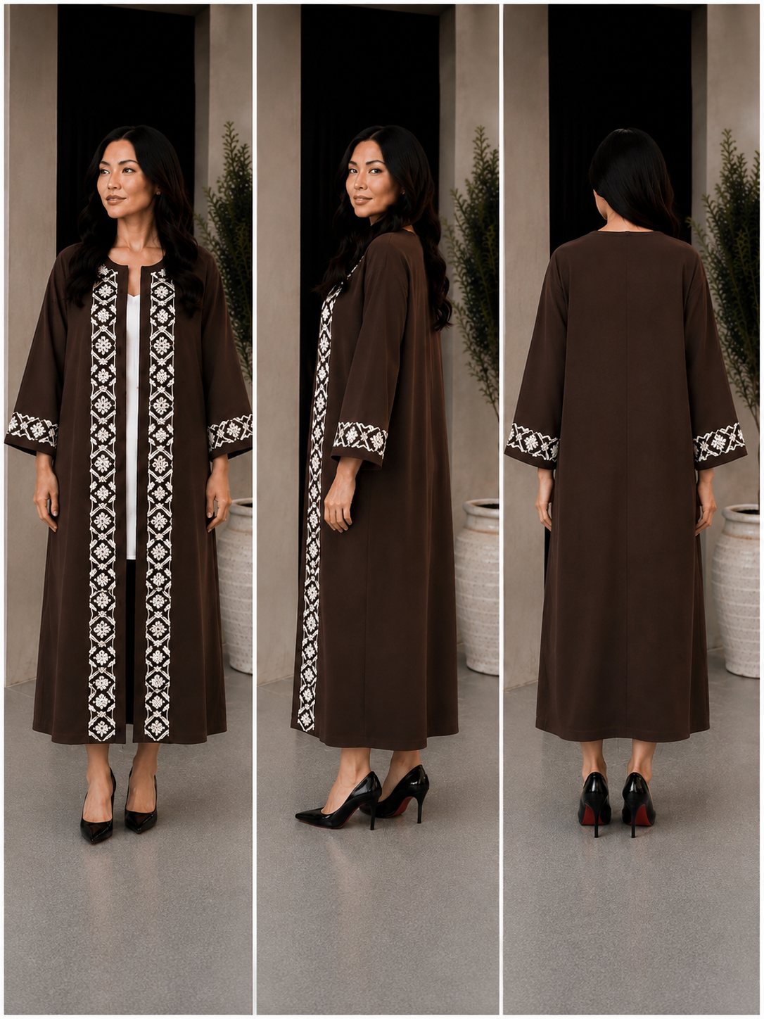 Elara – Triko Abaya Hırka