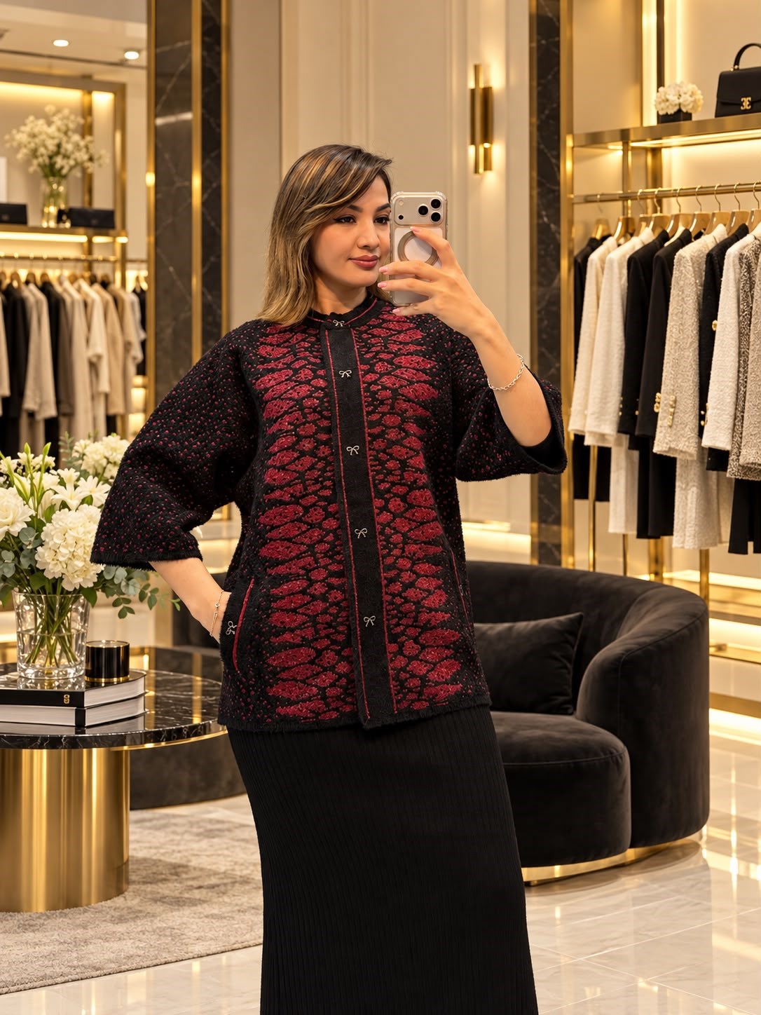 Serpentıa – Lüks Kısa Sakallı Triko Bordo renk 