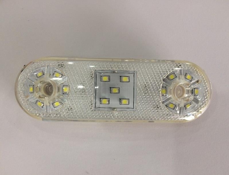 17 LED SİDEMARKER DORSE LAMBASI BEYAZ  BRAKETLİ