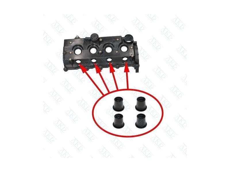 AKD 5607638 | Enjektör Keçesi 1.7 CDTI Astra H Zafira B Astra J | 4 Adet
