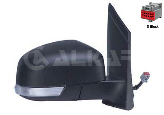 ALKAR 6122401 | Dış Dikiz Aynası Sağ Elektrikli Asferık Isıtmalı Sinyalli Ford Focus II 2008-2011