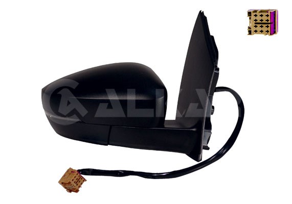 ALKAR 6126123 | Dış Dikiz Aynası Sağ Elektrikli Isıtmalı Sinyalli 6 Pin Dıkdortgen Soket Volkswagen Polo (6R) 2009 -