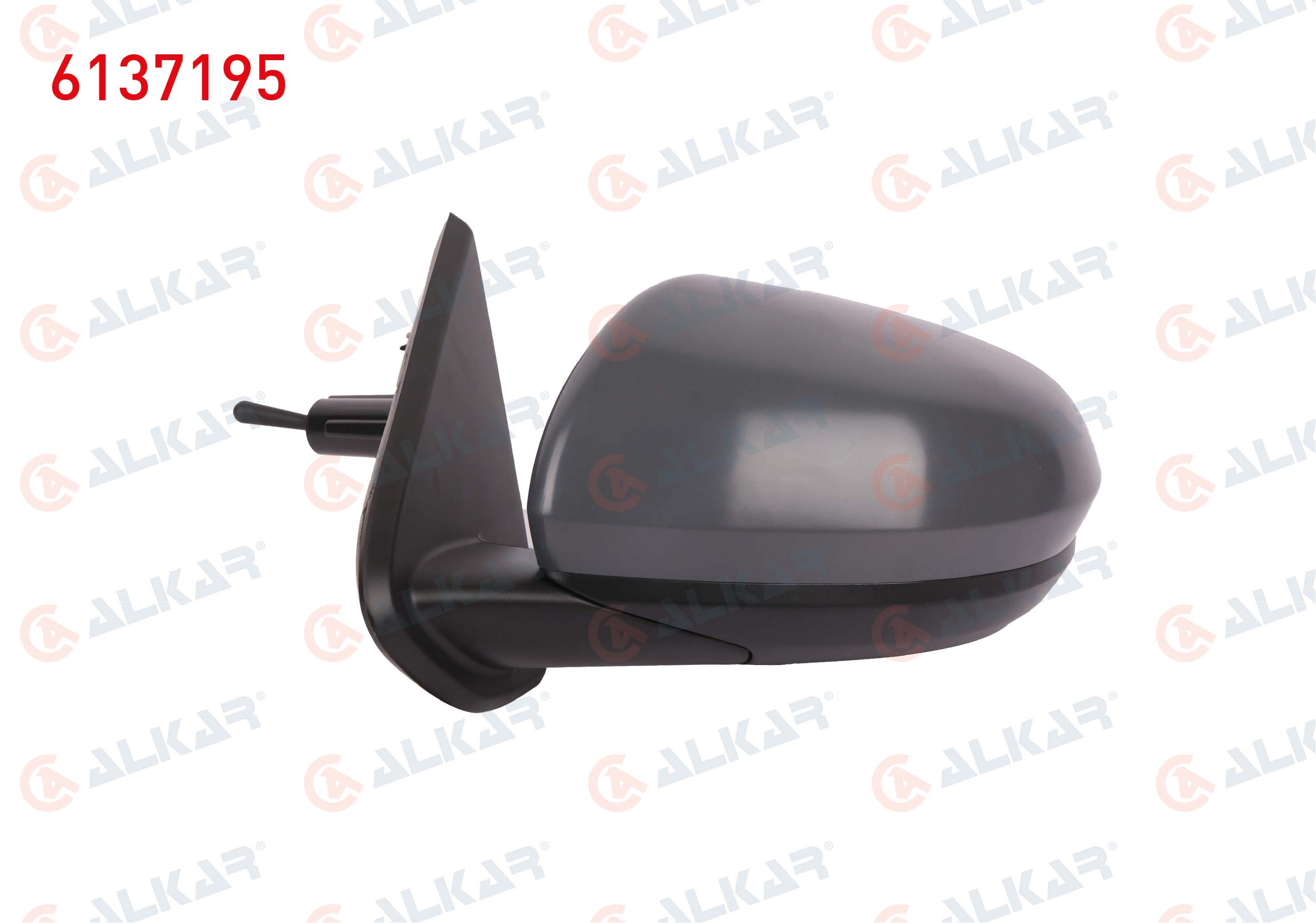 ALKAR 6137195 | Dış Dikiz Aynası Sol Mekanik Astarlı Dacia Duster 2017 -