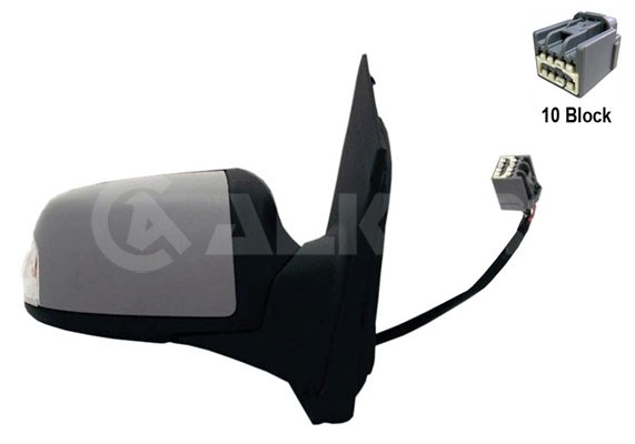 ALKAR 6140400 | Dış Dikiz Aynası Sağ Elektrikli Isıtmalı Astarlı Sinyalli 6 Pin Ford Focus II 2004-2008