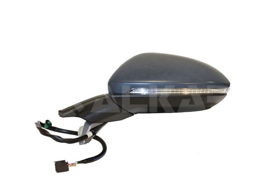 ALKAR 6143138 | Dış Dikiz Aynası Sol Elektrikli Asferık Isıtmalı Astarlı Sinyalli 7 Pin Alt Aydınlatma Volkswagen Golf VII 2012-2017