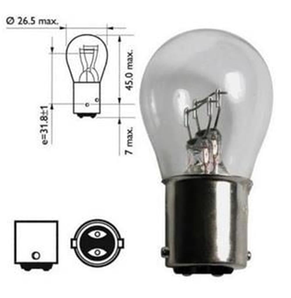 AMPUL 1176 24V 21/5W