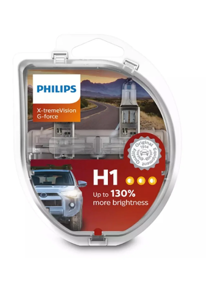 AMPUL H1 12V 55W + %130 FAZLA IŞIK (SARSINTIYA DAYANIKLI)