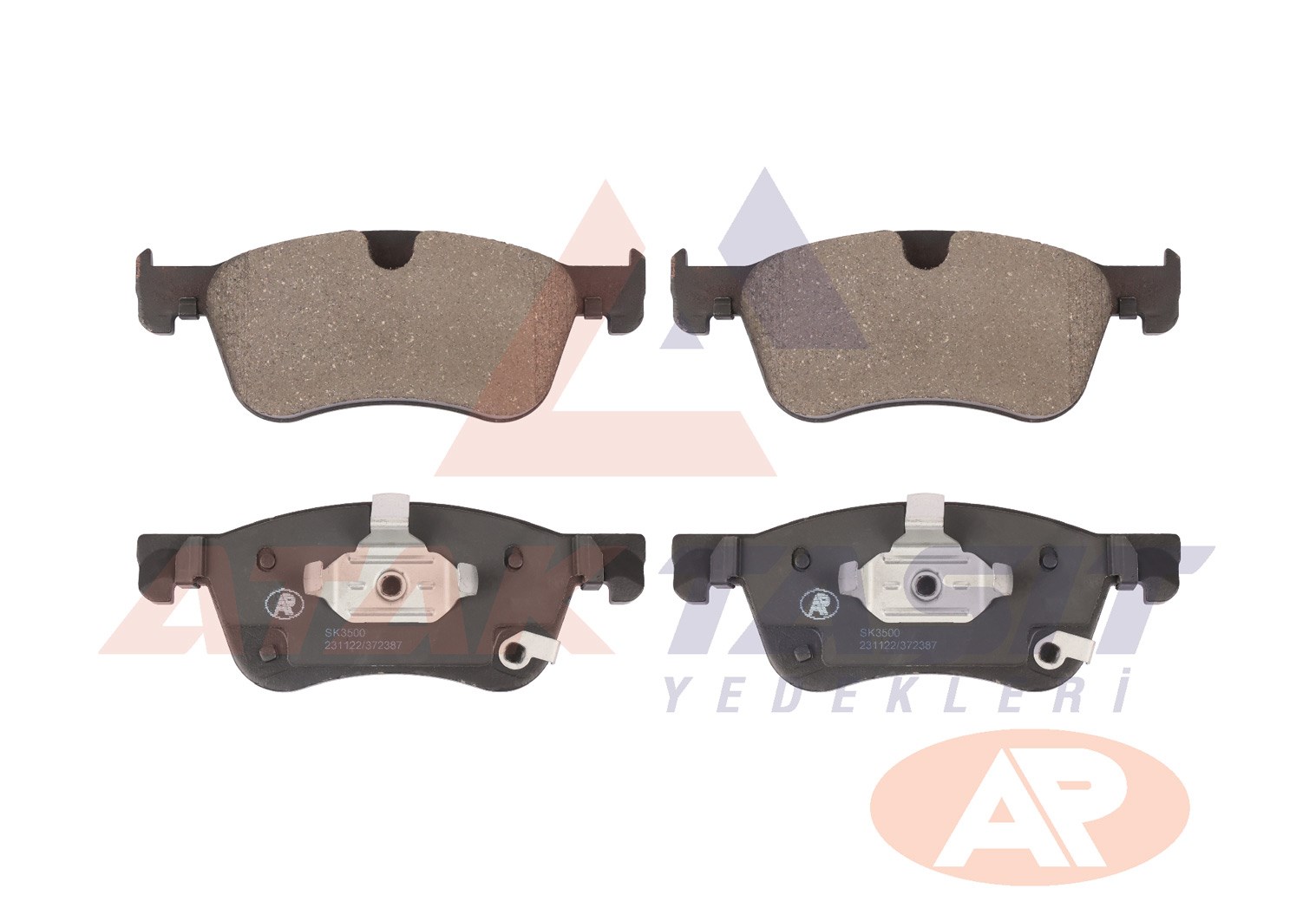AP 05P2387 | Fren Balata Ön Nissan Qashqai III (J12) 1.3 Dıg-T 2021-/ Renault Austral TCE 130,140 2022 -