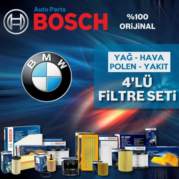Bosch BMW 3 Serisi 3.16 E46 Filtre Bakım Seti 2003-2005 4KP