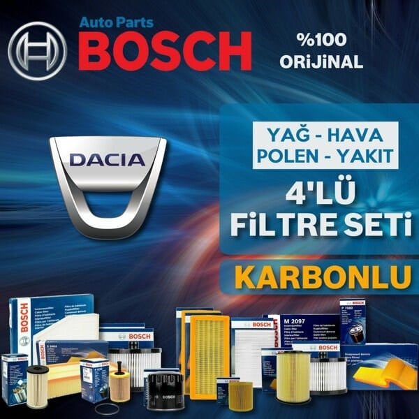 Bosch Dacia Sandero 1.5 Dci Filtre Bakım Seti 2012-2018 4KP