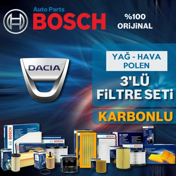 Bosch Dacia Sandero 1.5 Dci Filtre Bakım Seti 2008-2012 3KP