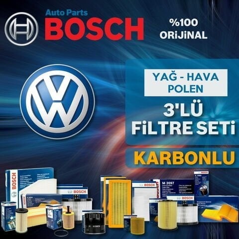Bosch VW Passat 1.4 Tsi Filtre Bakım Seti 2015-2018 3KP CHP-CPT-CMB-CZC-CZE
