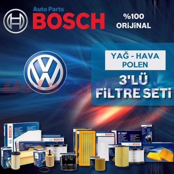 Bosch VW Tiguan 1.4 Tsi Filtre Bakım Seti 2007-2018 3NP CAV-CTH-BWK