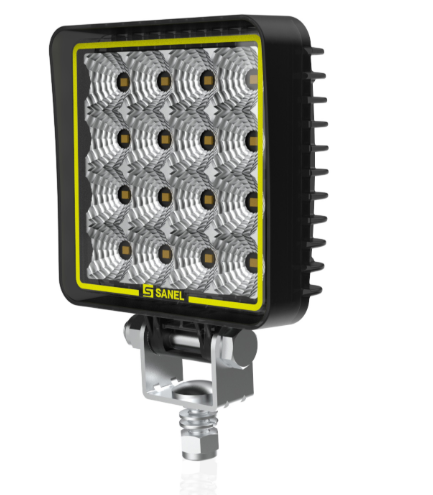 ÇALIŞMA LAMBASI 12V-24V 16 LEDLİ 9W KARE 1500 LÜMEN